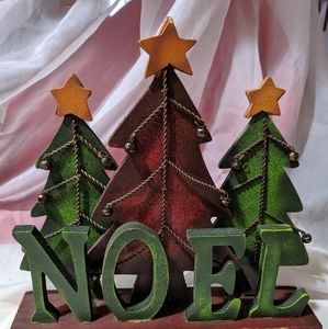 Noel wooden decoration